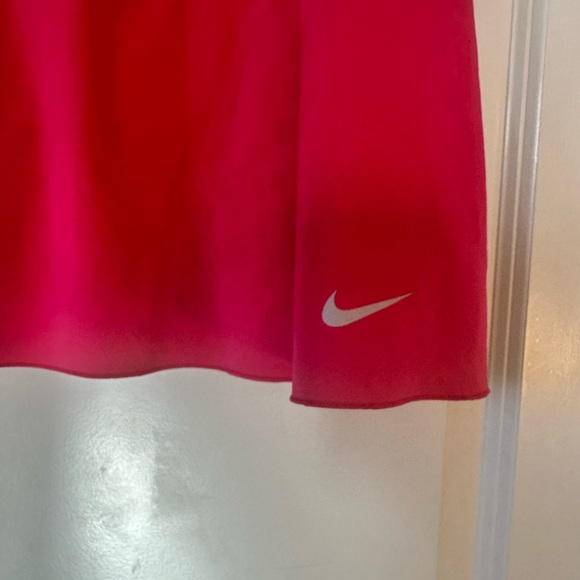 NIKE Court Magenta Pink Baseline Pleated Attached Shorts Ultra Mini Skirt,Large - Picture 11 of 13